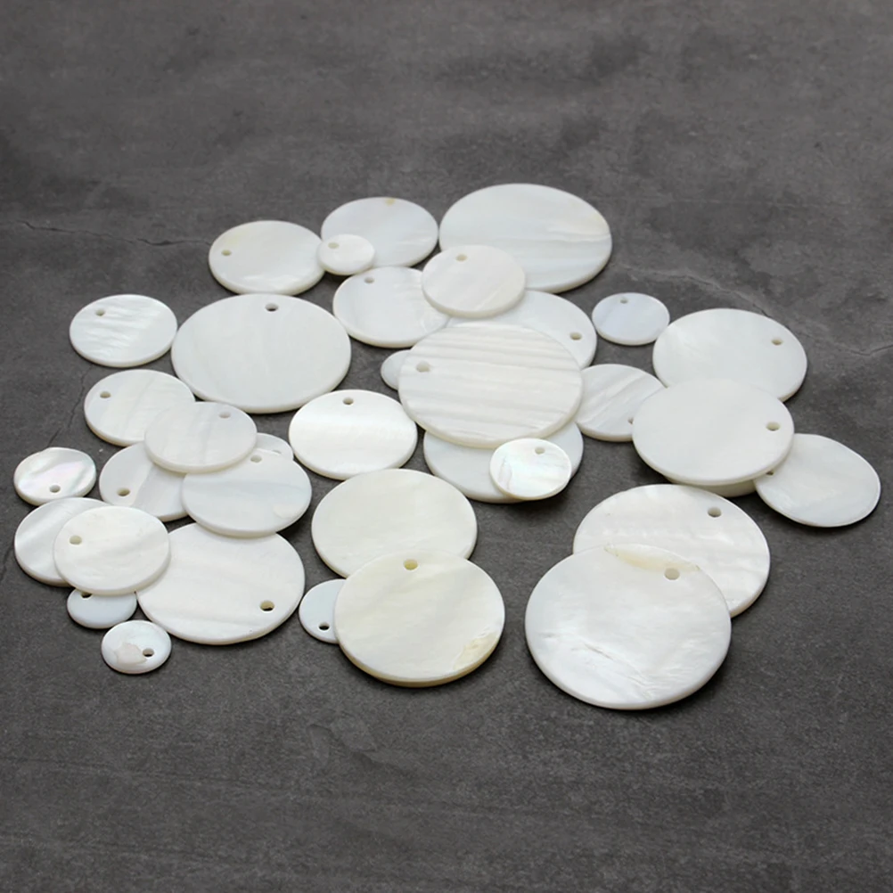

20PCS Shell Earring Perforated Shell Pieces Diy Earring Accessories Accessories DIY Supplies Natural Jewelry Findings H made