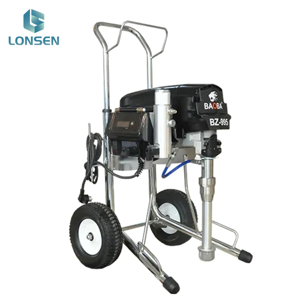 

995 Electric Putty Gypsum Fireproof Waterproofing Materials Airless Paint Sprayer with Piston Pump