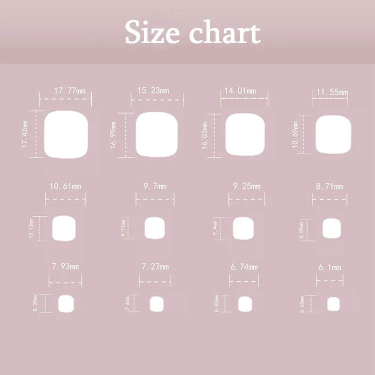 エクステンダーシンプルな白い感のあるネイルアートピンクのつま先のつけ爪の短い人工接着剤