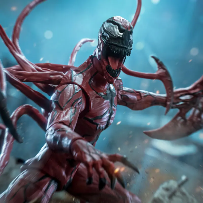 

Zd Toys 22cm Venom Adversary Carnage Action Figure 1/10 Scale Collectible Ornament Classic Carnage Series Birthday Gift for Boys