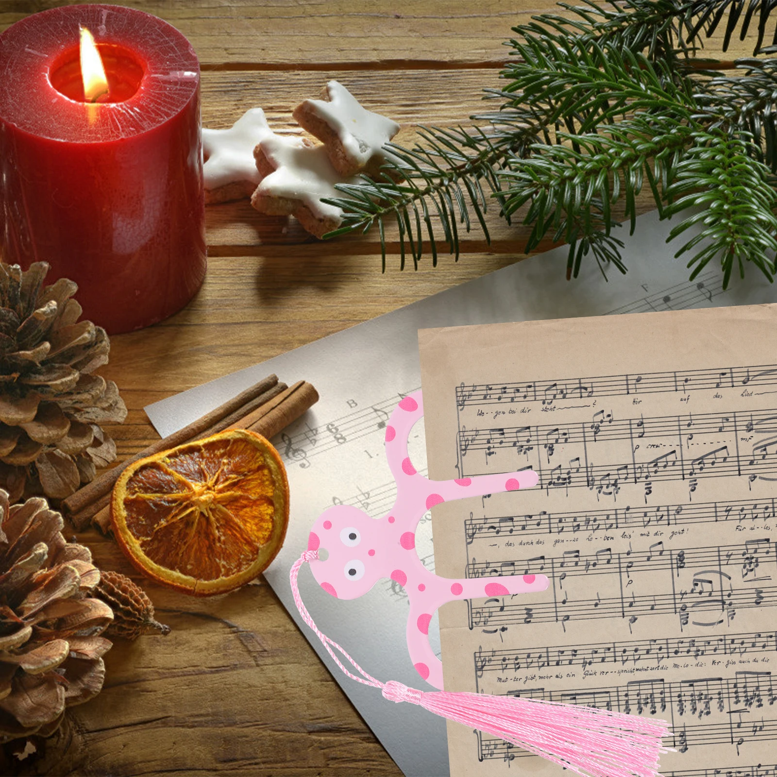 

3Pcs Cute Octopus Music Sheet Clips Sturdy Book Page Holders for Musicians and Reading Page Holders for Reading