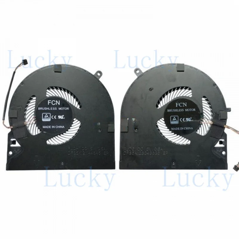 f   New CPU + GPU Cooling Fan For Razer Blade 15 2021 Edition RZ09-0367 Laptop L & R