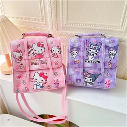 Sanrio Hello Kitty Plecak Powrót do szkoły Postać z anime Kuromi My Melody Wzór Kawaii Torba na ramię Crossbody Prezent dla kobiet