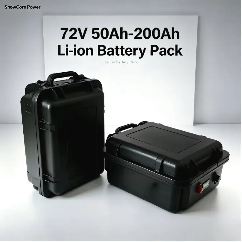 High‑Performance NMC Li‑ion Battery Pack72V 50Ah‑200Ah Rechargeable 2000+ Deep Cycles for Golf Cart Marine RV Off‑Grid Solar Ene