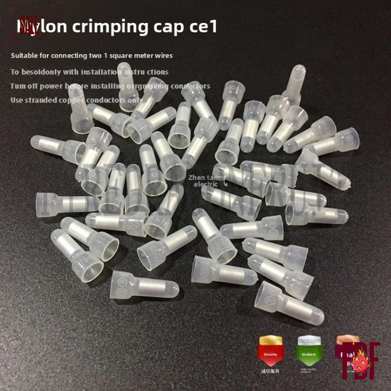 

Коннектор-заглушка CE1x, нейлоновая огнестойкая клеммная колодка, обжимной наконечник для электропроводки