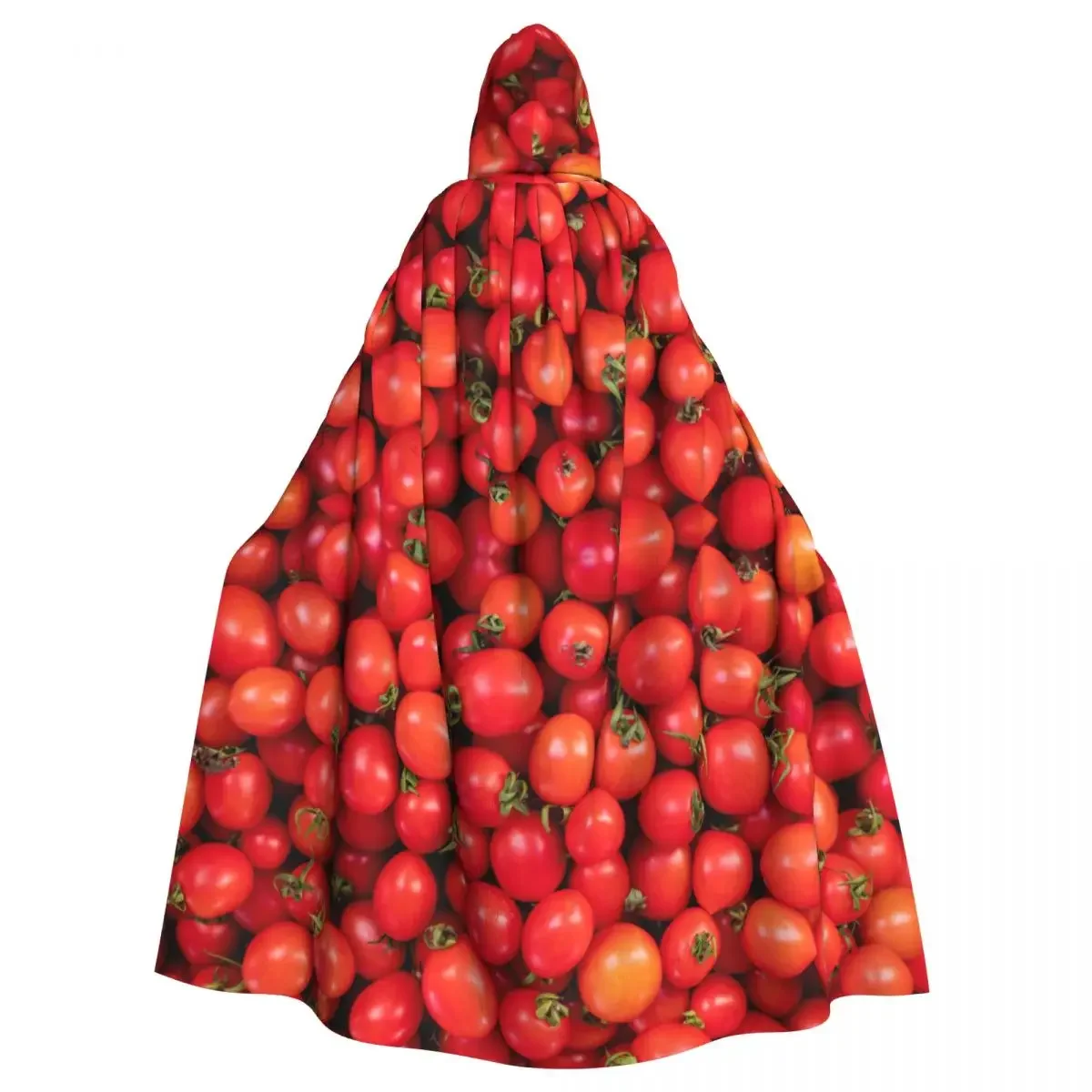 Fresh Tomatoes Surface Unisex Adult Cloak with Hood Long Witch Costume Cosplay