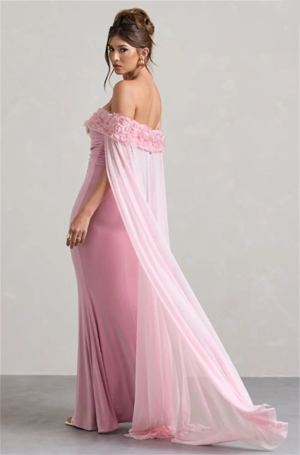 فستان سهرة نسائي فساتين لحضور الحفلات الموسيقية بدون حمالات حورية البحر زهري بدون أكمام لحفلات الكوكتيل فستان رسمي أنيق 2025 مخصص #3