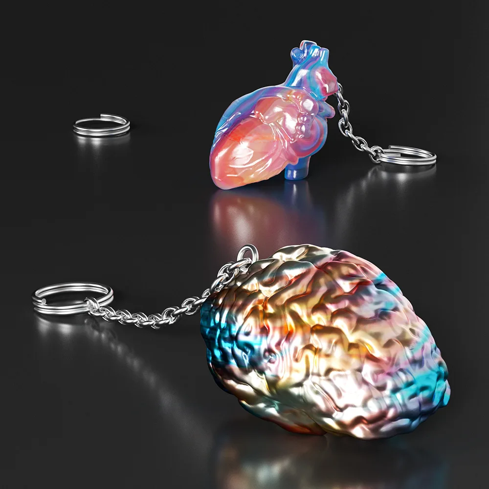 لتقوم بها بنفسك هالوين ثلاثي الأبعاد القلب والدماغ كعكة الديكور قالب الجص قالب من السيليكون مع قالب راتنجات الايبوكسي