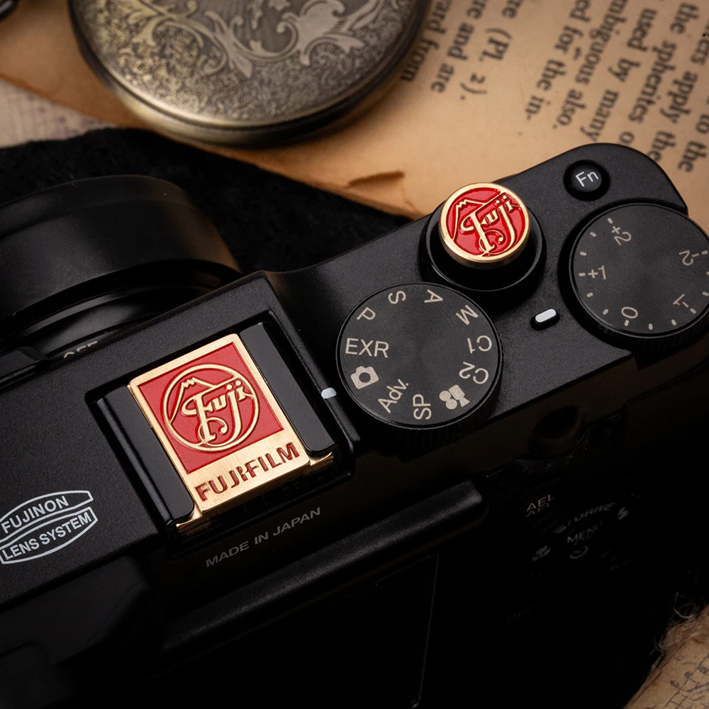 For Sony A6500 A6600 A6700 A7C2 A9M3 Fujifilm X100VI Panasonic Olympus Canon Leica Camera Shutter Button Camera Hot Shoe Cover