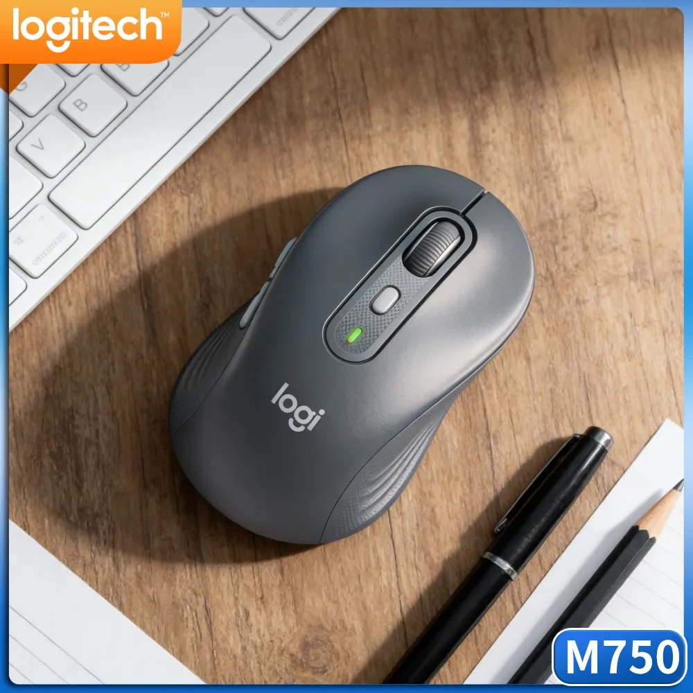 Silent M750 Signature Mouse 90 Percent Noise Reduction Soft Thumb Rest Pad Twenty Month Battery Study Desk Practical Pick
