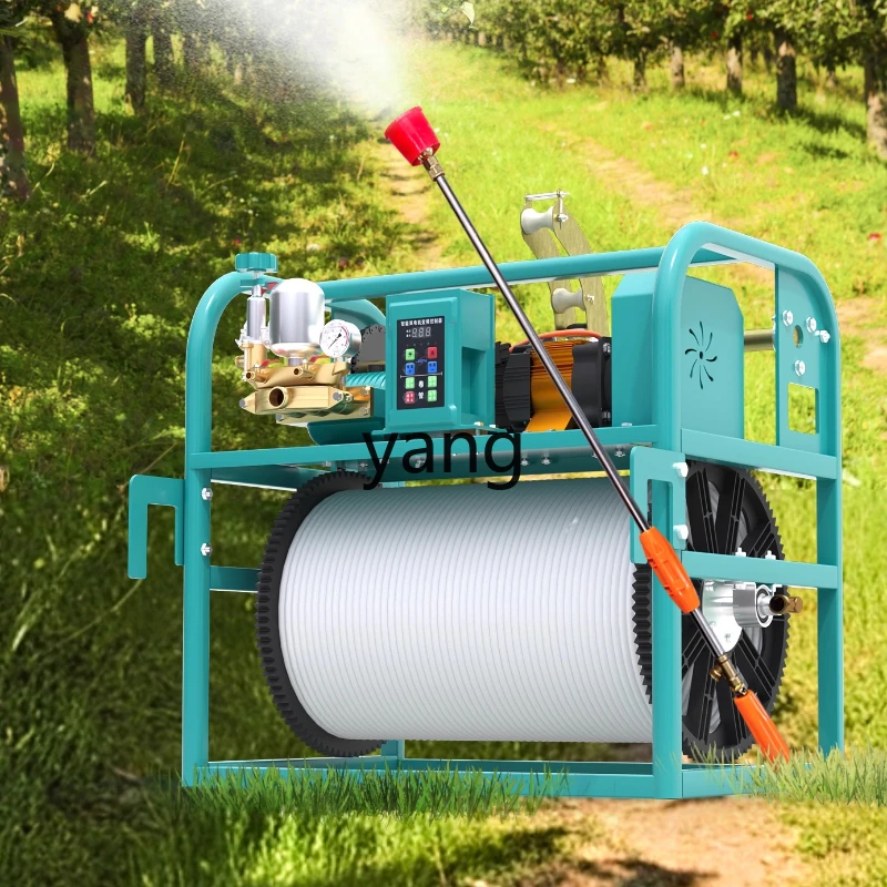 LMM Electric Tricycle High-Pressure Agricultural Induction Hose Reel Atomizing Fully Automatic Sprayer