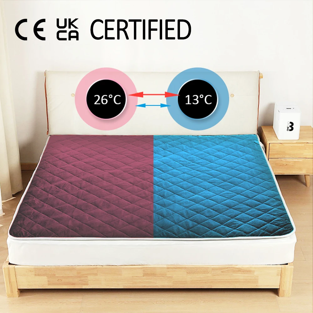 Smart Water Cooling & Heating Mattress Topper Adjustable Temperature Control Bed Pad for Home Hospital