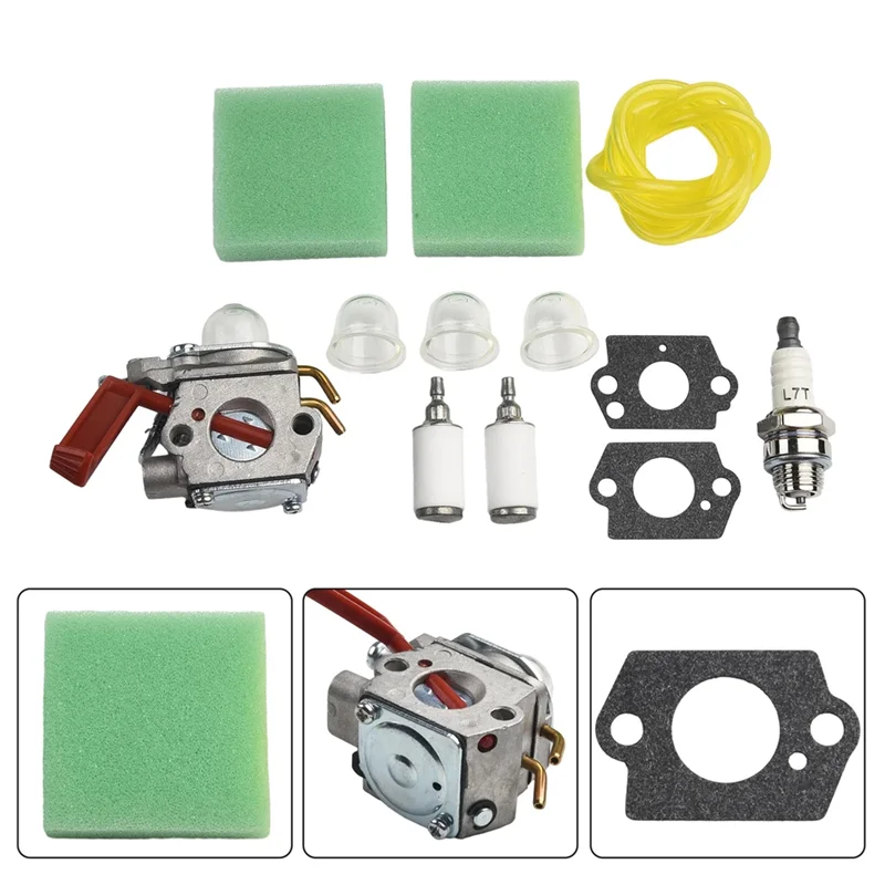 Carburetor Kit For Homelite B25C BC2500R D725CD D825SB F2020 F3040 F3050 Garden Trimmer Replacement Parts