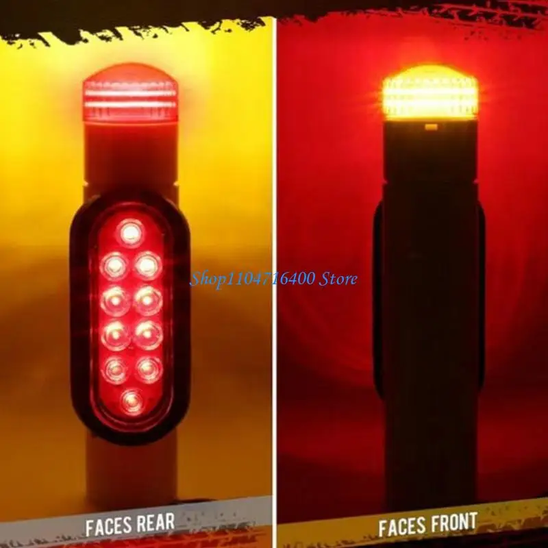 

y1gd Upgrades Heavy Duty LED Trailer Light Corrosion Resistant Housing Bright Nighttime Safety For Boats