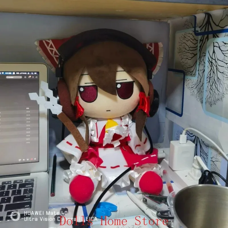 

Плюшевая подушка-игрушка Hakurei Reimu Touhou Project, 30 см, серия Fumo, сидячая, милая, в стиле аниме, кавайная, для подарков на Рождество