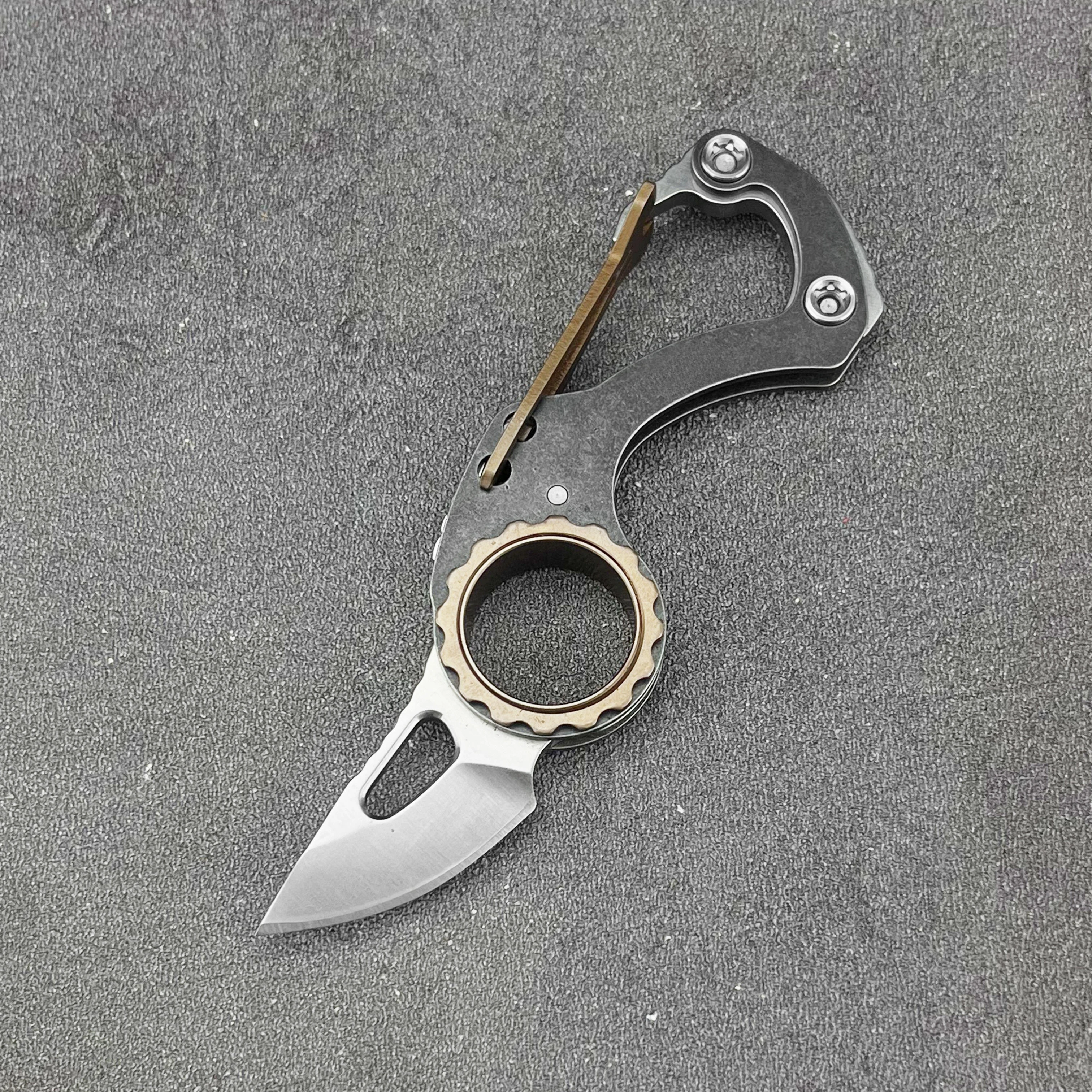 

Бестселлер CR 9082 Мини-нож-ключ-8Cr13Mov Лезвие 420, стальная ручка, ежедневный портативный многофункциональный аварийный комплект, мужские подарки