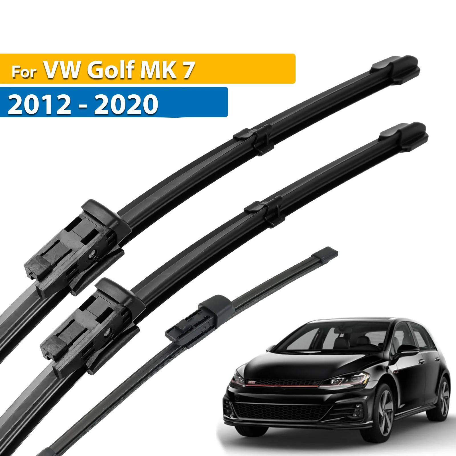 

Erick's Wiper LHD Front & Rear Wiper Blades Set For VW Golf MK 7 2012 - 2020 Windshield Windscreen Window Brushes 26"+18"+11"
