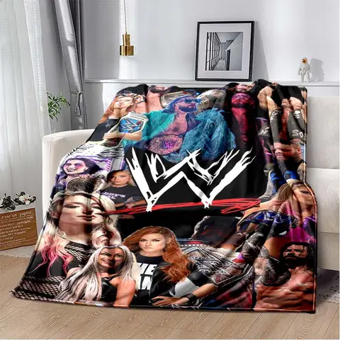 레슬링 엔터테인먼트 WWE 프린트 편안한 부드러운 담요, 홈 패션 소파 침대 거실 따뜻한 휴대용 여행 선물 담요