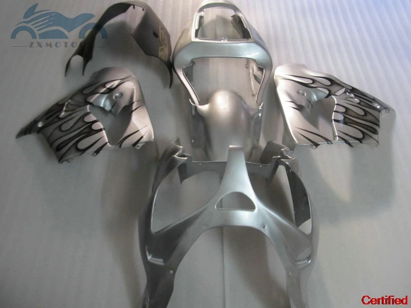

Customizable ABS plastic fairing kits for Kawasaki Ninja ZX9R 2000 2001 motorcycle body fairings kit 00 01 ZX 9R black flames