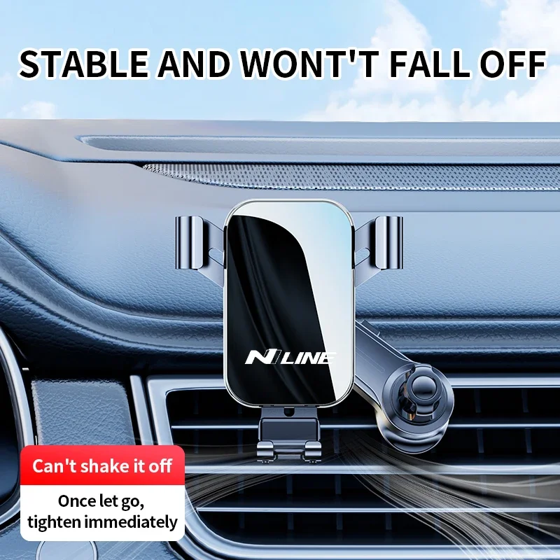 

Универсальный автомобильный держатель для телефона с вентиляционным отверстием, автомобильная подставка для мобильного телефона Hyundai N LINE I30 I20 I10 Creta Bayon Venue Tucson Kona