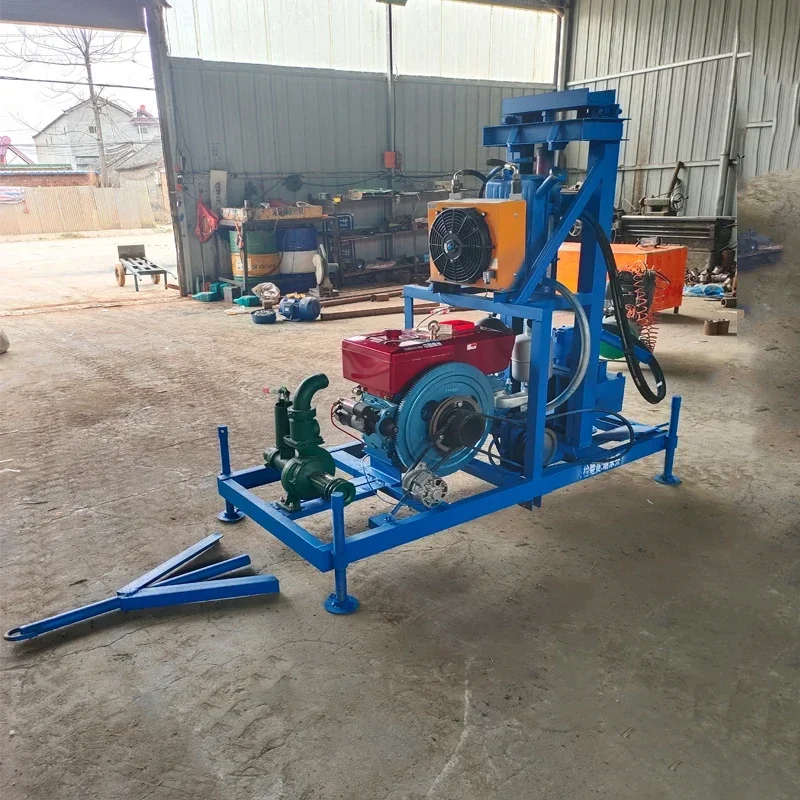 Small Drilling Rig Mini Underground Portable Water Drilling Machine Moveable Water Well Drill Rig Machine for North Macedonia