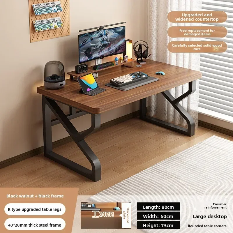 New model Solid wood computer desk modern simple student learning desk study long desk