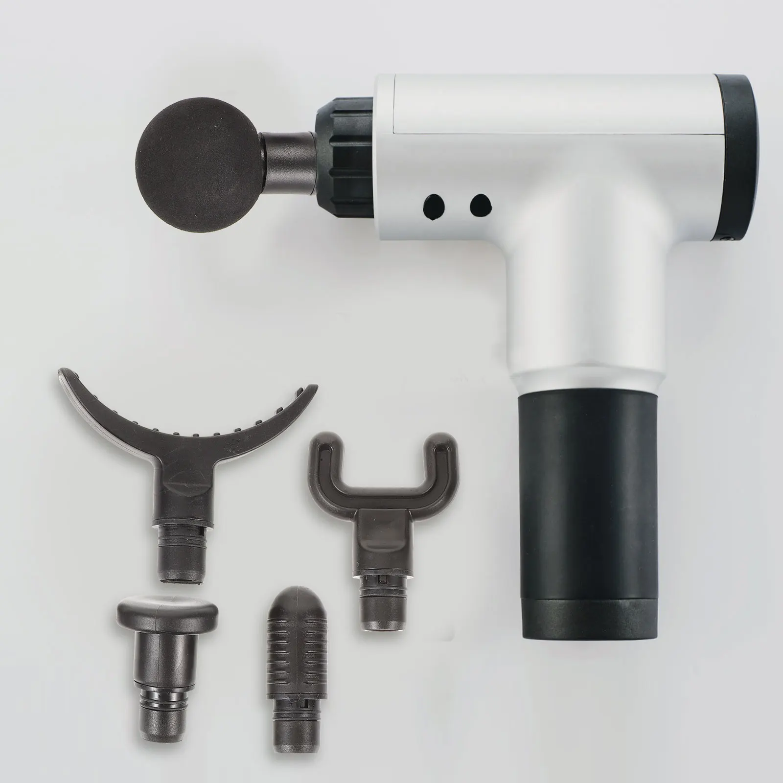 

5pcs Replaceable Massager Attachment for Muscle Relaxation Portable Fitness Gym Tool Plastic