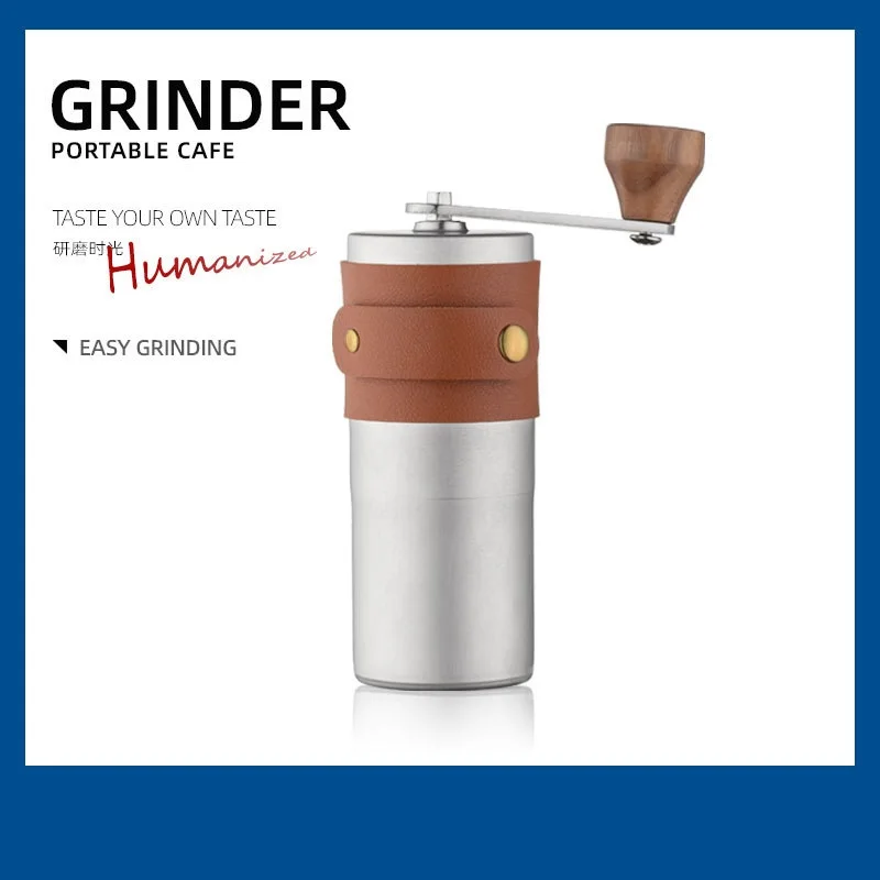 Manual Coffee Grinders Outdoor Portable Home Stainless Steel Coffee Grinder, Can Grind Coffee, Pepper, Tablets, Kosher Salt