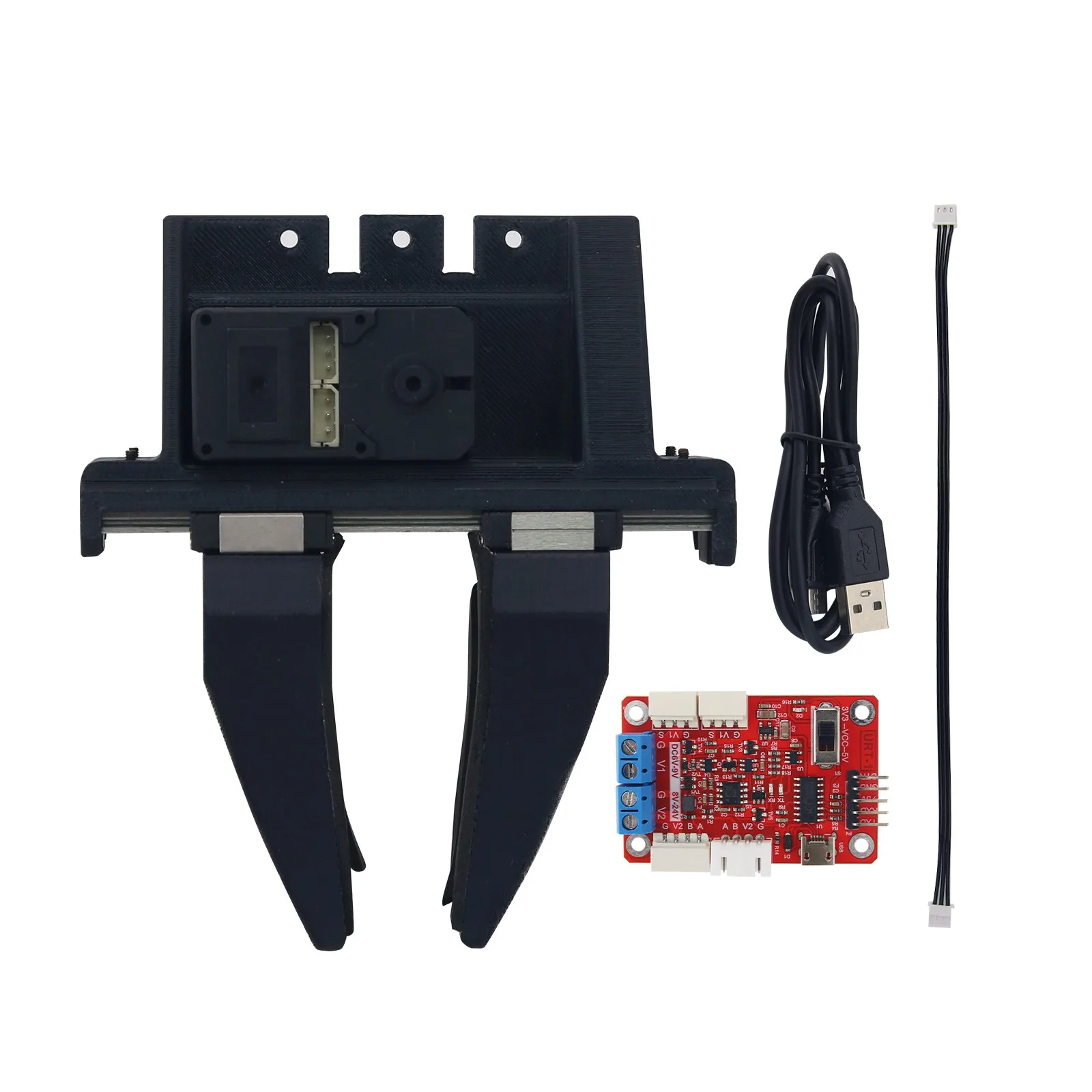 Parallel Two-finger Mechanical Gripper Robotic Arm Gripper (50mm Stroke And 35kg/cm) For 2000g Objects