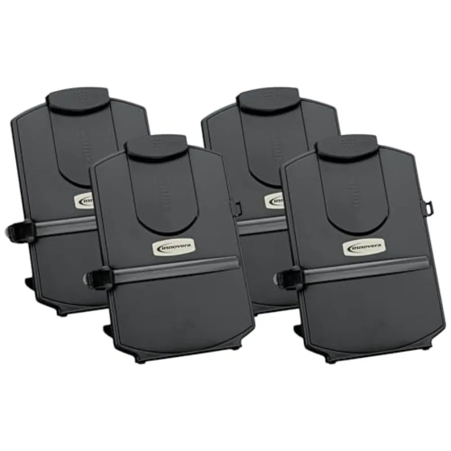 

Настольный держатель для бумаг, вместимостью 25 листов, черный, упаковка из 4 штук