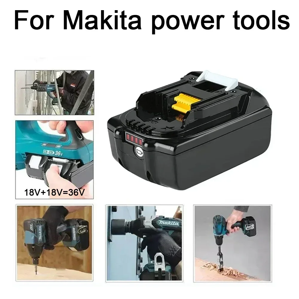 Para makita18v 3.0ah bateria recarregável de íon de lítio 18v baterias de substituição de broca bl1860 bl1830 bl1850 bl1860b, com carregador