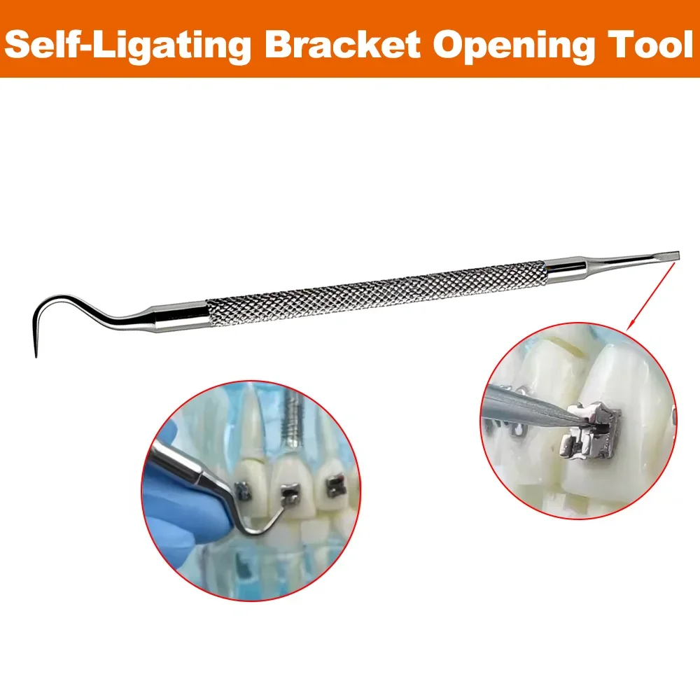 

15Cm Dental Self Bracket Opener Tool Orthodontic Opening Self Ligating Passive Bracket Steel Stainless Instruments Tool