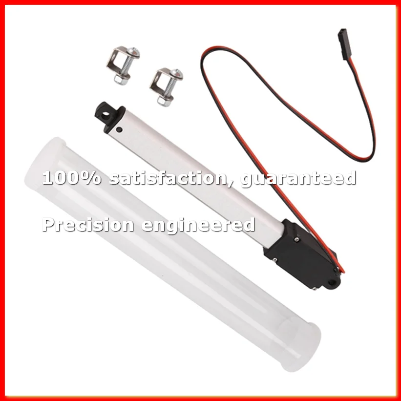DC 12V Waterproof IP54 Mini Linear Actuator 100 mm Stroke Electric Linear Motor Window Opener 30 mm/S Speed-A55K