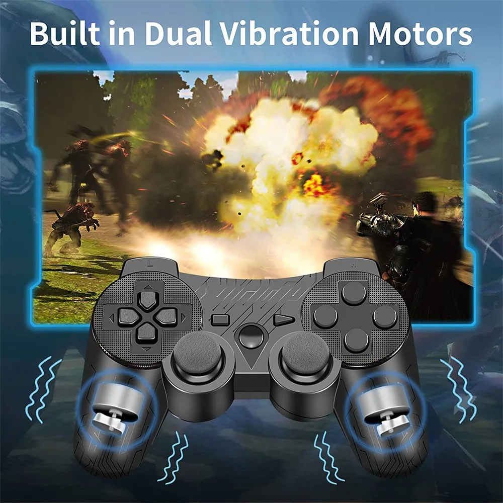 

Black Technology P3 Gaming Controller P3 Wireless Bluetooth Gaming Controller with Shaft Double Vibration Private Model Controll