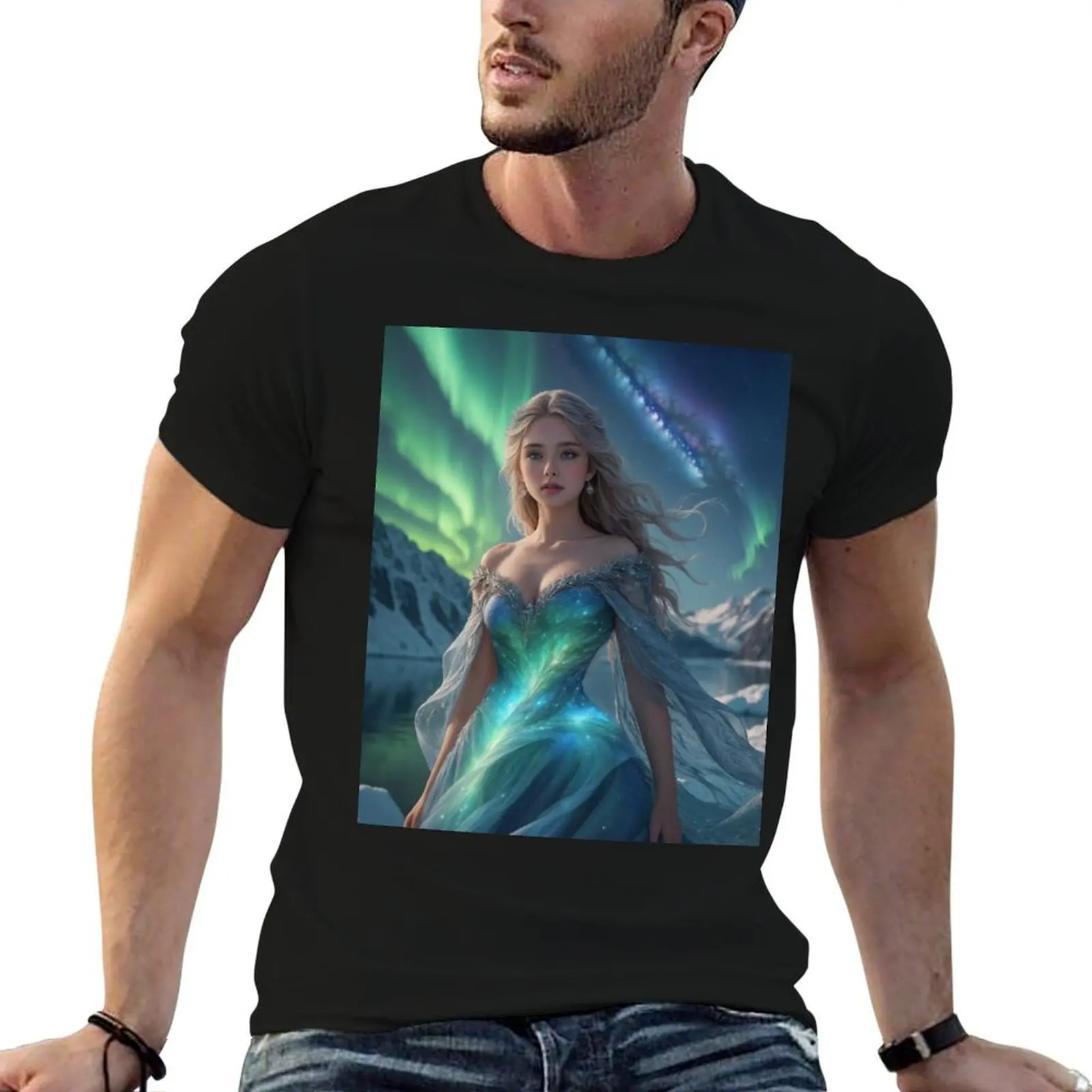 Eos, Goddess of the Aurora T-Shirt t shirt personalised t shirts for man cotton soft man t shirts for men T-shirt