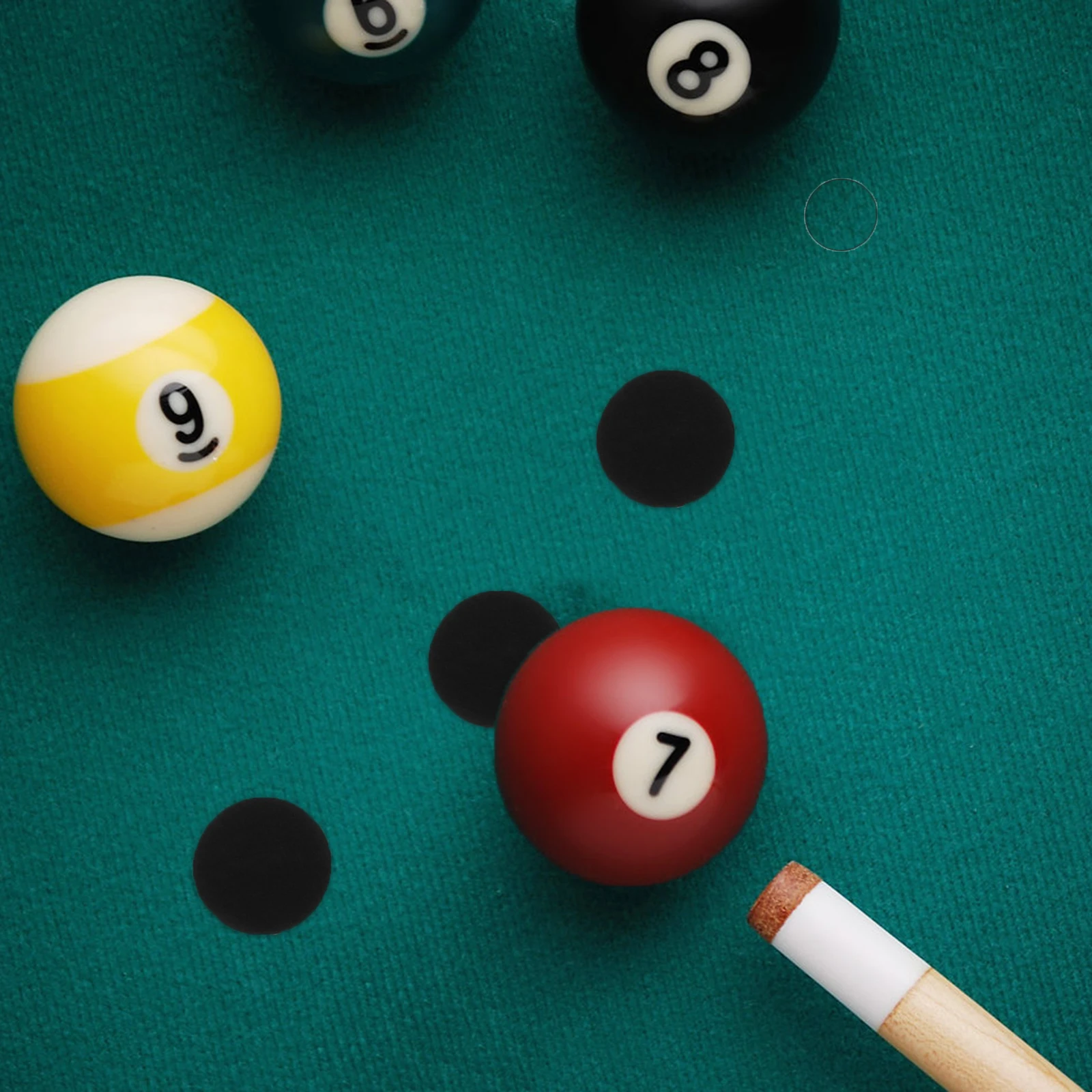 

Pool Table Anchor Point Durable Spots Billiard Mending Patches to Serve Marking Stickers Paper