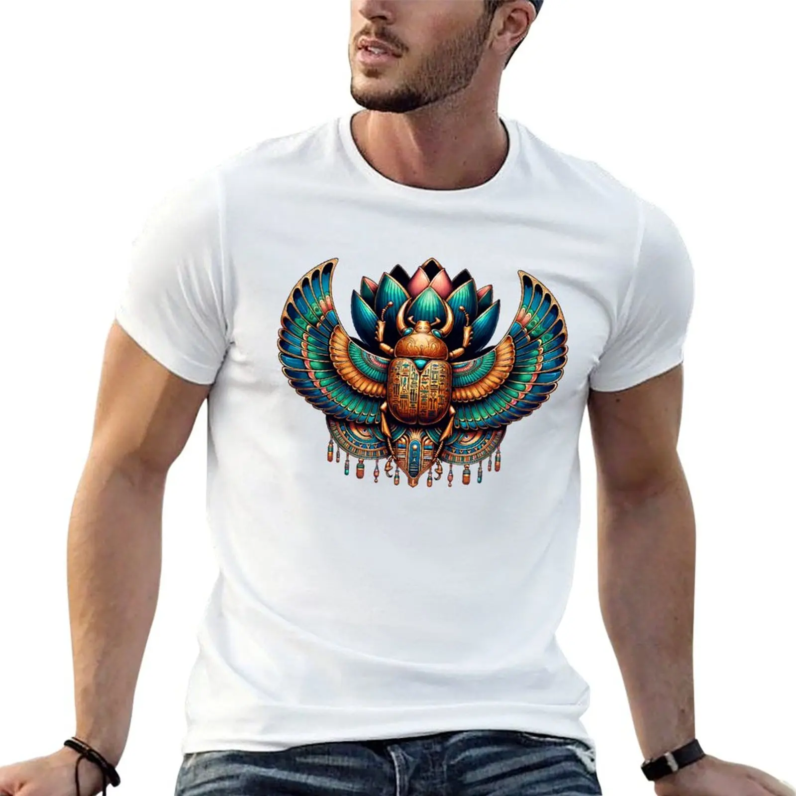 

Sacred Egyptian Scarab Beetle T-Shirt t shirts for man graphic funny funny t shirts man T-Shirt