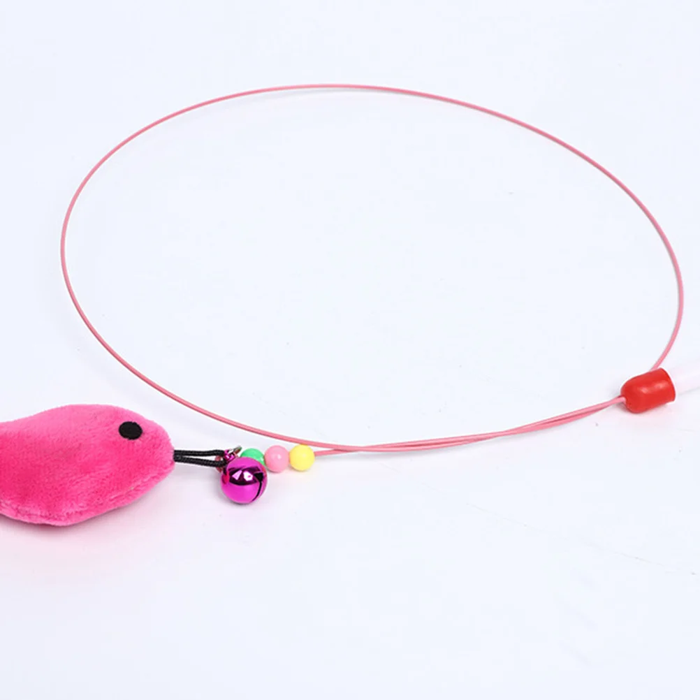 

2pcs Cat Teaser Fish Design For Cats Interactive Play Training Stick Pet Exercise Fun Activity Gift Cat
