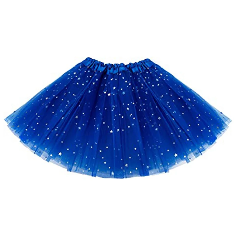 Tutu Skirts Star Sparkle Sequin Princess Dresses 3 Layers Ballet Dance Toddler Baby Tulle Tutu Skirt,