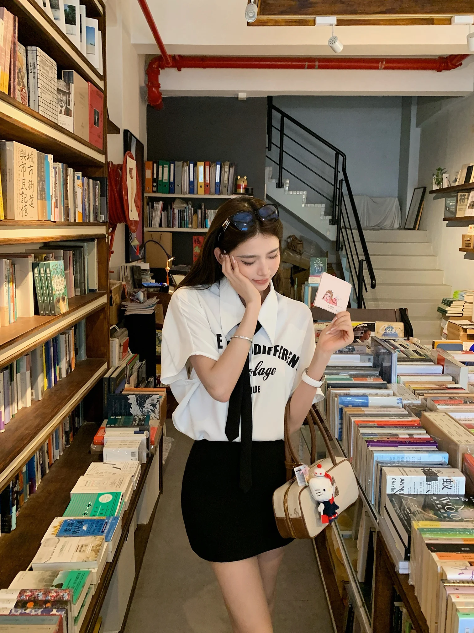 

Летний комплект London Early Class: охлаждающий эффект, модный женский костюм с длинным рукавом и круглым вырезом