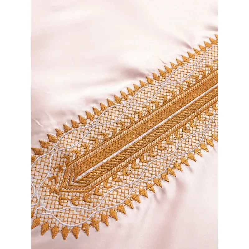 الجديد S-2XL حجم رداء مسلم عملية التطريز الأعمال عادية الرجال أربعة مواسم الملابس العالمية 100% الأصلي أصيلة