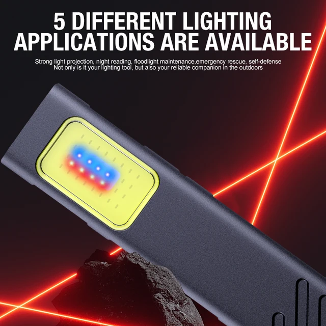 Security Flashing Work Light Warning Light Strong Light Mini Portable Outdoor Maintenance Emergency EDC Flashlight Knife Cap Cli 6 Security Flashing Work Light Warning Light Strong Light Mini Portable Outdoor Maintenance Emergency EDC Flashlight Knife Cap Cli 6