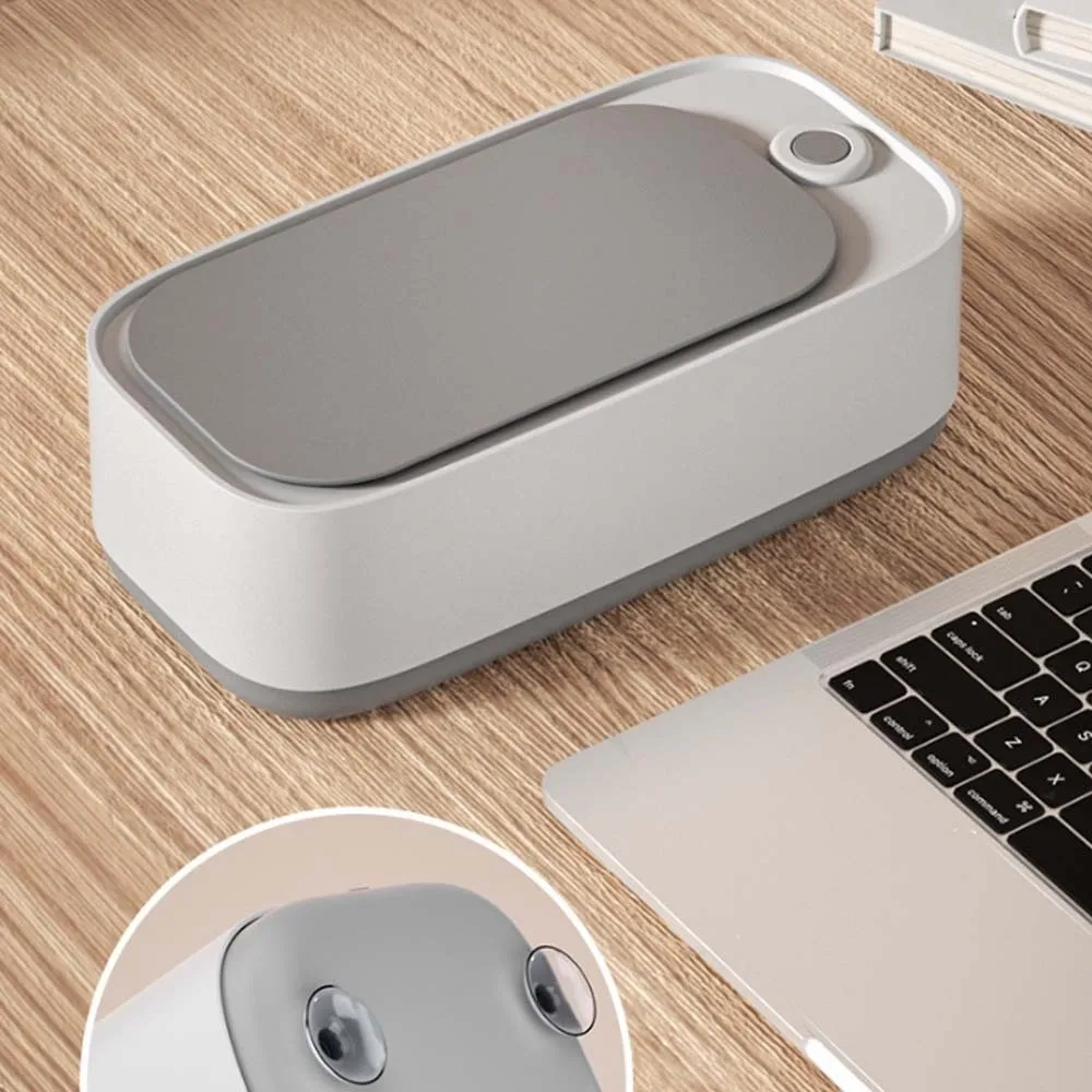 آلة تنظيف النظارات عالية التردد 360 °   آلة إزالة بقع المجوهرات القابلة لإعادة الشحن، متعددة الوظائف