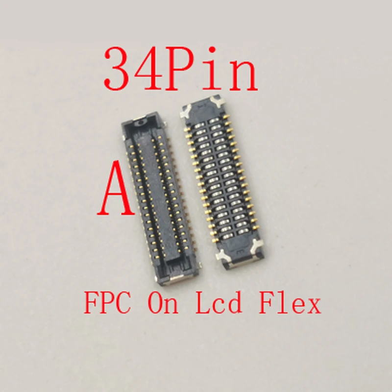 2-50Pcs Usb Charger Charging Lcd Display Flex FPC Connector Plug For Samsung Galaxy A21S A217 A217F A30S A307 A307F 34 78 Pin