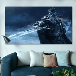 Cuadros Anime LOL Arthas Menethil Game Poster Home Decor Canvas Print Wall Art Decor Oil Paintings Pictures Room Decoration