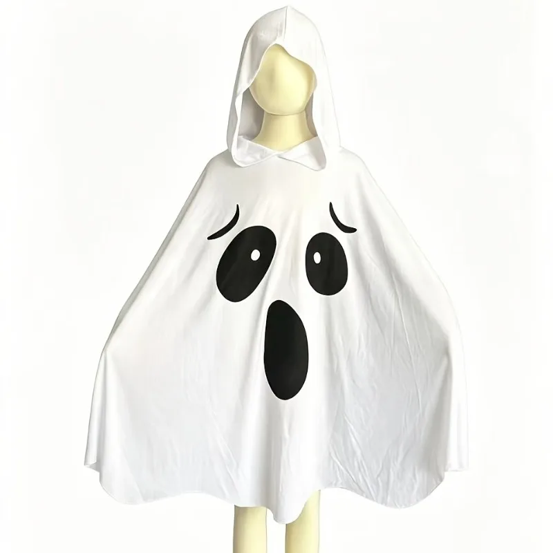 Halloween Costume White Bat Suit - Female Ghost Witch Sprite Role Cosplay for Western Party Gathering