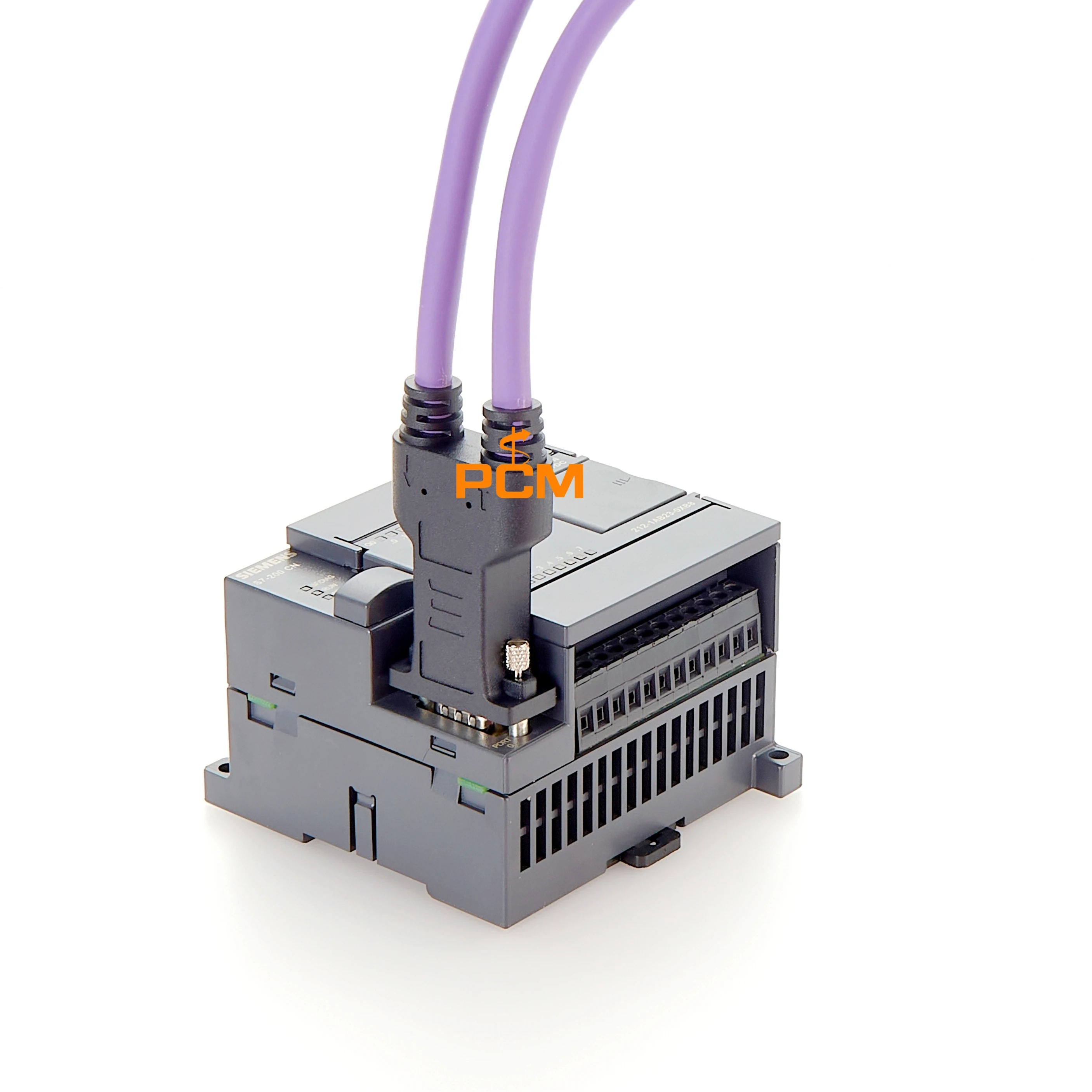 PROFIBUS Cable DB9 to M12 B Code Connector 180° axial cable entry  Compatible Phoenix Contact SUBCON-PLUS-PROFIB/AX/SC