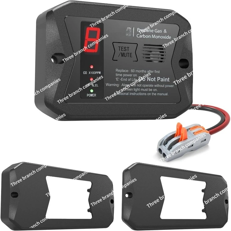 

RV Dual Low Pressure/CO2 2in1 Alarm Carbon Monoxide Propane Gas Combination Detector for RV Travel Trailer Car Bus Camper