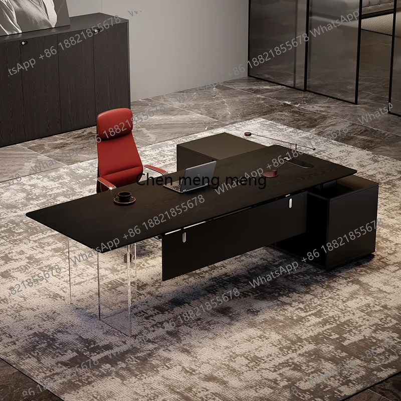 

Simple modern light luxury and high end president desk Computer desk Room desks room offices office desks and workstations
