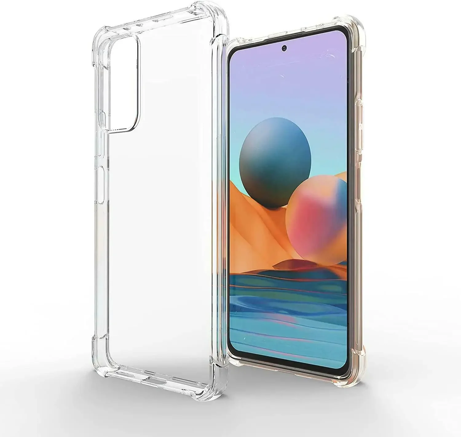 Case For Poco C50 C40 C30 C31 X5 X4 X3 NFC M5S M5 M4 Crystal Clear Shockproof Bumper Transparent TPU Slim Fit Flexible Cover